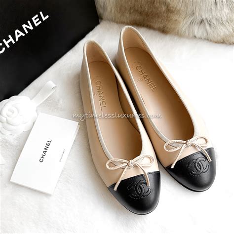 chanel folding ballerina shoes|Chanel ballerina flat shoes size.